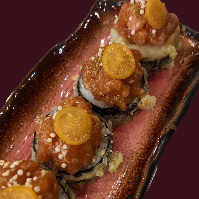 Futomaki special: sake tatar
