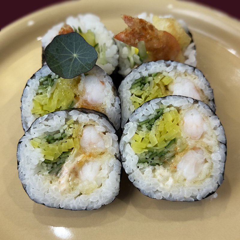 Futomaki: krewetka w tempurze