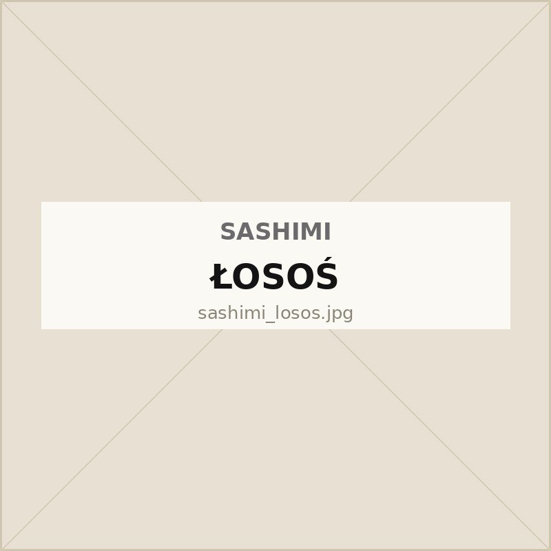 Sashimi: łosoś