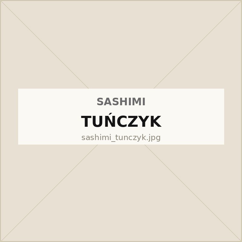 Sashimi: tuńczyk